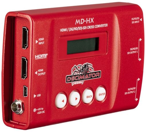 Decimator MD-HX Convertitore incrociato HDMI/SDI con conversione di scala e frame rate