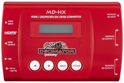 Decimator MD-HX HDMI/SDI Cross Converter met Scaling & Frame Rate Conversion