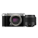 Fujifilm X-M5 body argenté + Fujifilm XC 35mm f/2.0