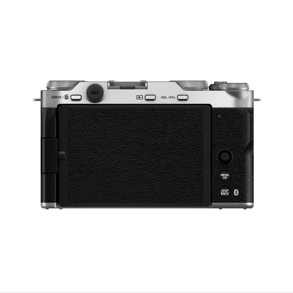 Fujifilm X-M5 body argenté + Fujifilm XC 35mm f/2.0