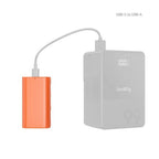 SmallRig 4971 NP-F550 USB-C Kamera-Akku orange