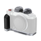 SmallRig 4875 Piastra di montaggio a L con impugnatura in silicone per Fujifilm X-M5, argento