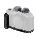 SmallRig 4876 L-förmige Montageplatte mit Silikongriff für Fujifilm X-M5, schwarz