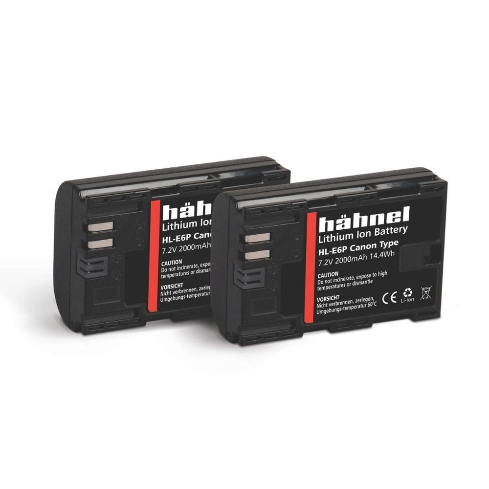 Hähnel HL-E6P - Canon LP-E6P Twin Pack
