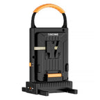 ZGCINE V-Mount Chargeur Double avec commutation à chaud