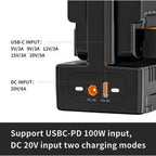 ZGCINE V-Mount Chargeur Double avec commutation à chaud
