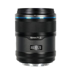 Sirui Sniper 16mm F1.2 APS-C/S35 Auto-Focus Objectif (E Monture, Noir, en Carbone Fiber)