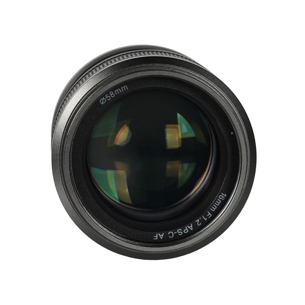 Sirui Sniper 16mm F1.2 APS-C/S35 Auto-Focus Objectif (E Monture, Noir, en Carbone Fiber)