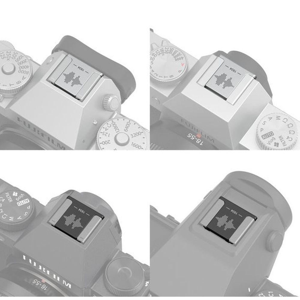 SmallRig 4698B Copertura per slitta a contatto caldo per fotocamere Fujifilm, nero