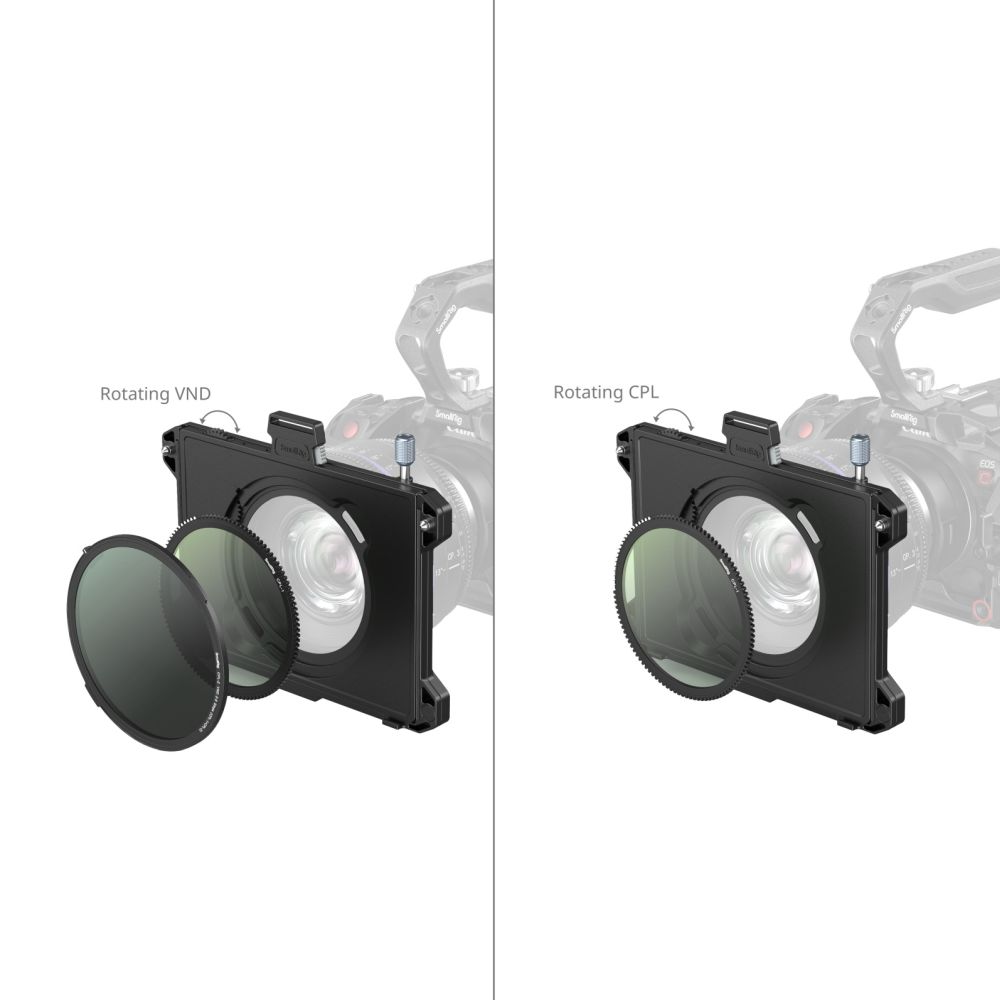 SmallRig 5011 Matte Box Kit avec filtres CPL&VND