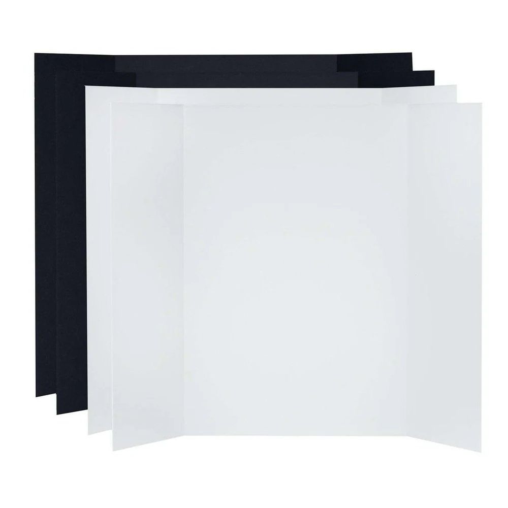 V-Flat Tabletop V-Flats - Large (3'x4') 2x white 2x black