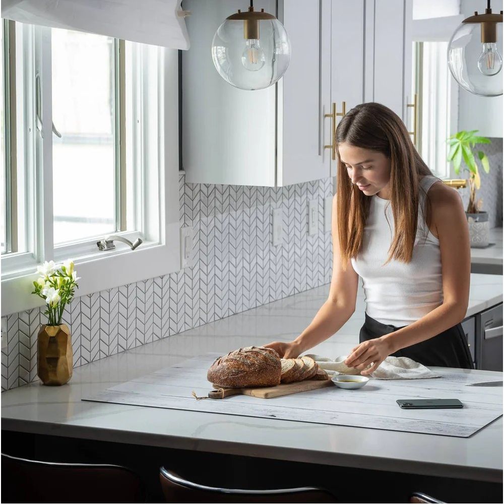 V-Flat Whitewash/Hickory Planks - XL