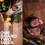 V-Flat Aged Cutting Board/Butchers Board - XL