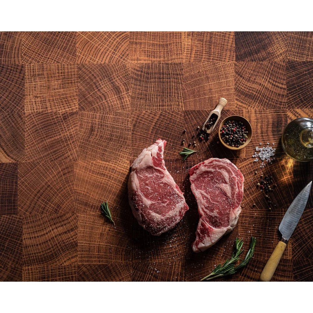 V-Flat Aged Cutting Board/Butchers Board - XL