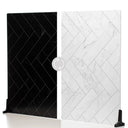 V-Flat Zigzag Marble White/Zigzag Marble Black - XL