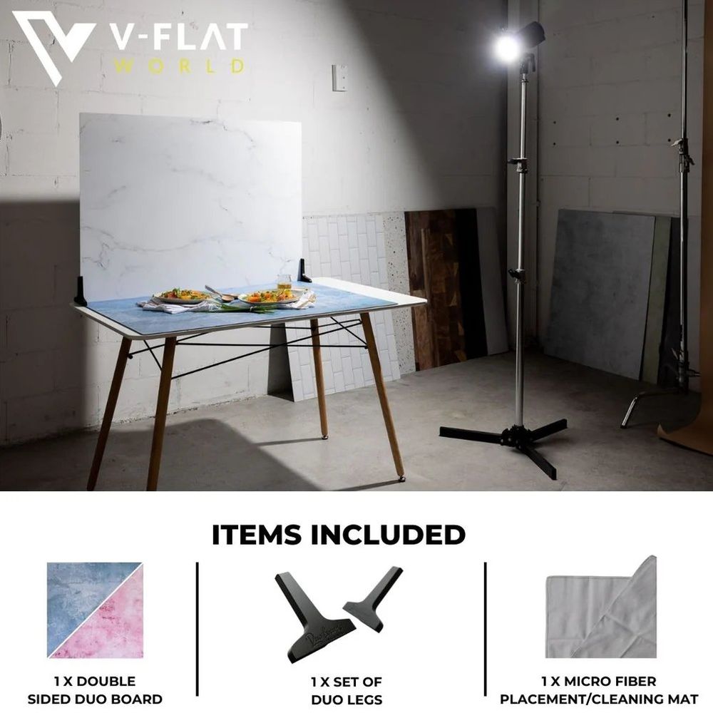 V-Flat Plastered Pink/Barn Door Blue - XL