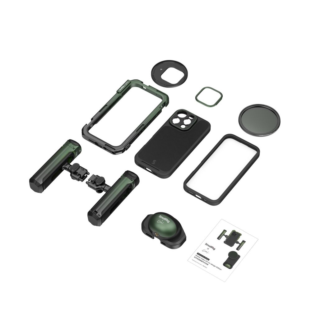 SmallRig 5002 x Brandon Li Mobile Léger Video Kit pour iPhone 16 Pro (Co-design Edition) OUTLET