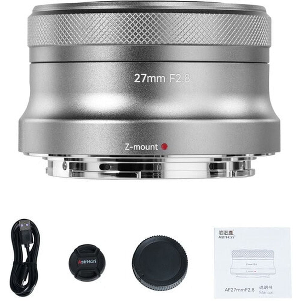 AstrHori 27mm f/2,8 II Nikon Z (APS-C) Autoenfoque plata
