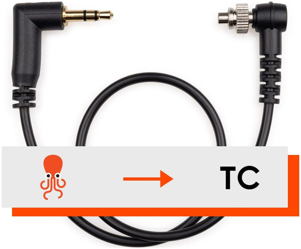 Tentacle Sync Cable de código de tiempo de la toma al flash