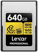Lexar Professional Gold 4.0 CFexpress Type A 640GB VPG400 R1800/W1650 MB/s