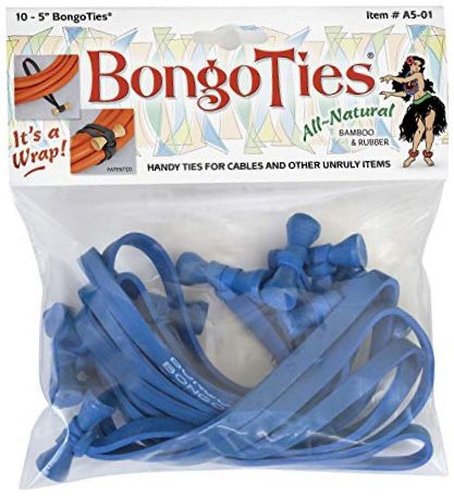 Bongo Ties All-Azul 10pcs