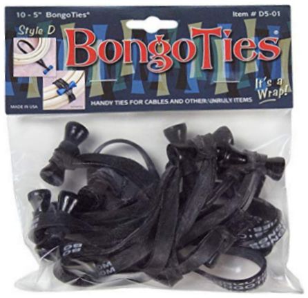 Bongo Ties Obsidiana 10uds.
