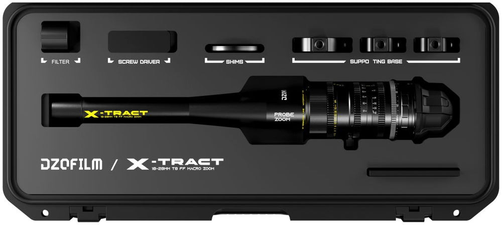 DZOFilm X-tract 18-28mm T8 Objetivo FF Sonda Macro Zoom montura PL (metro)