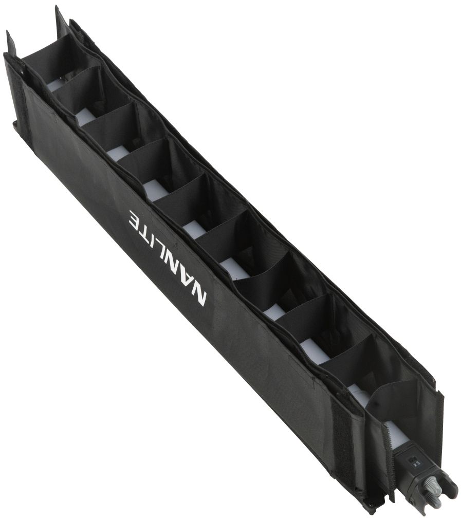 Nanlite Barndoor con Eggcrate para Pavotube II 15C