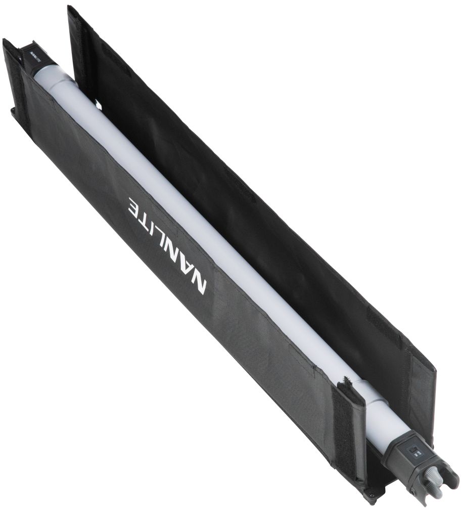 Nanlite Barndoor con Eggcrate para Pavotube II 15C
