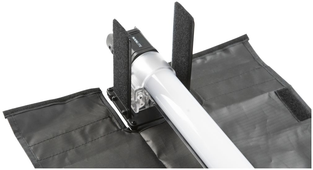 Nanlite Barndoor con Eggcrate para Pavotube II 15C