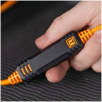 Tether Tools TetherPro Optima 10G USB-C, 4,6 m (15'), recto naranja
