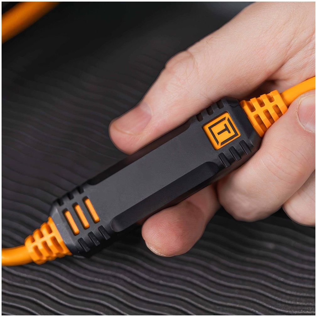 Tether Tools TetherPro Optima 10G USB-C, 4,6 m (15'), recto naranja