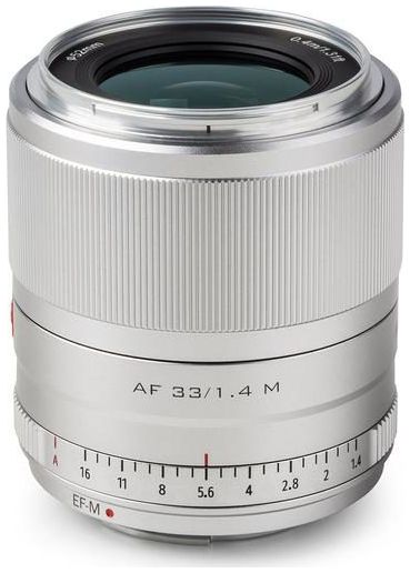 Viltrox AF 33mm f/1.4 AF Fujifilm X-montura plata