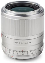 Viltrox AF 33mm f/1.4 AF Fujifilm X-montura plata