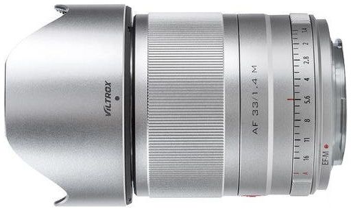Viltrox AF 33mm f/1.4 AF Fujifilm X-montura plata