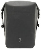 NYA-EVO Fjord Bike 28 Waterproof Roll Top Pannier 28L, Graphite Black
