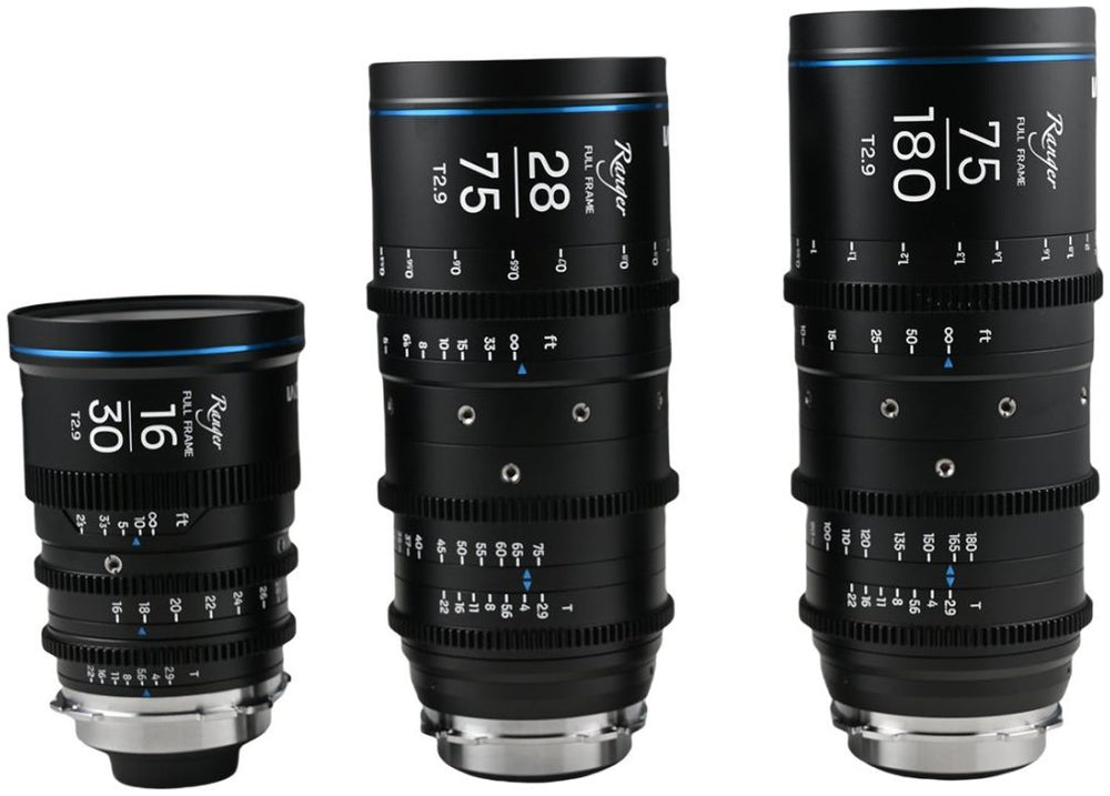 Laowa Ranger (16-30/28-75/75-180) FF Paquete de 3 objetivos - Arri PL/ EF