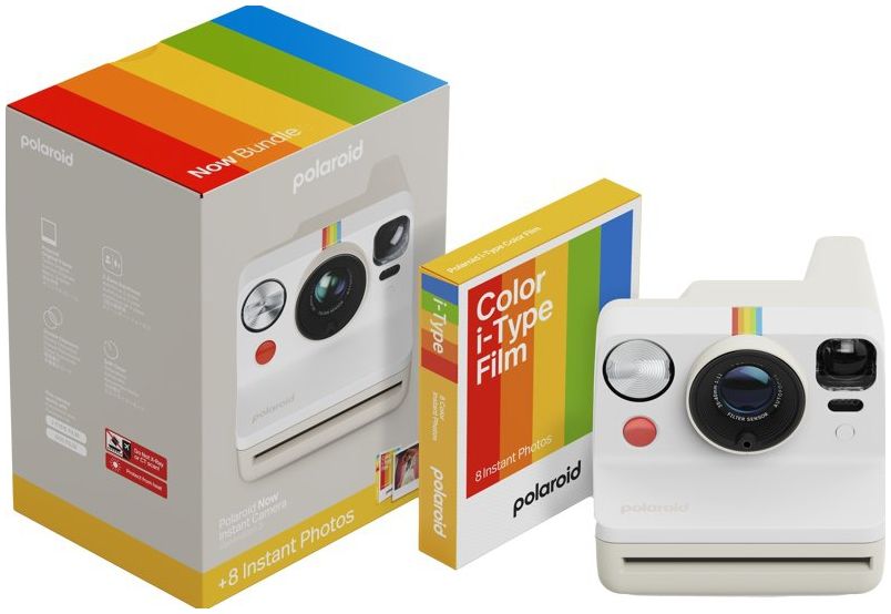 Polaroid Now Everything Box Gen 3 - Pebble Blanco (Película i-Type)