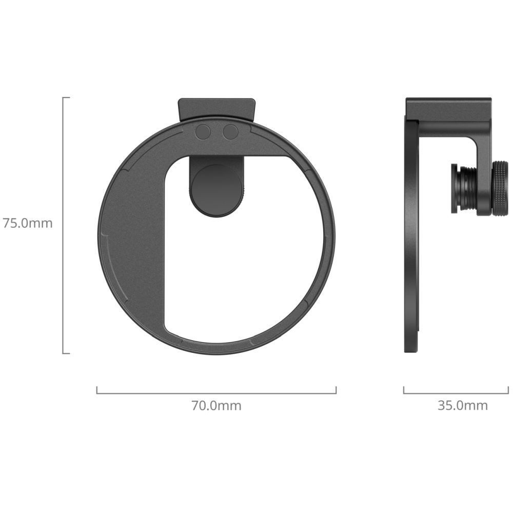 SmallRig 5171 Adaptador universal de filtro magnético de 67mm