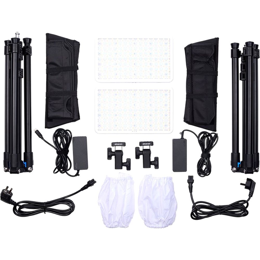 Amaran Pano 60c Kit de 2 luces, blanco (versión UE)