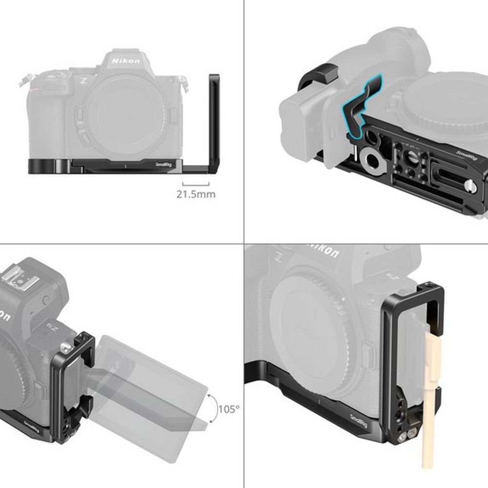 SmallRig 5256 L-Shaped Mount Plate voor Nikon Z5II