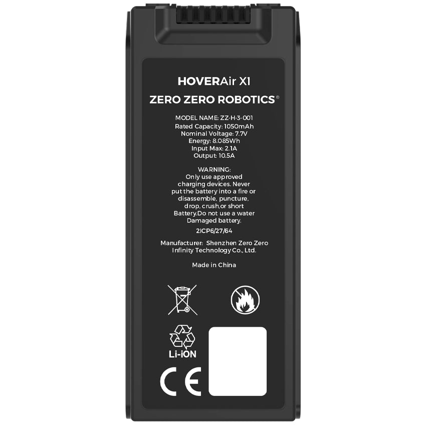 HoverAir X1 Batteria
