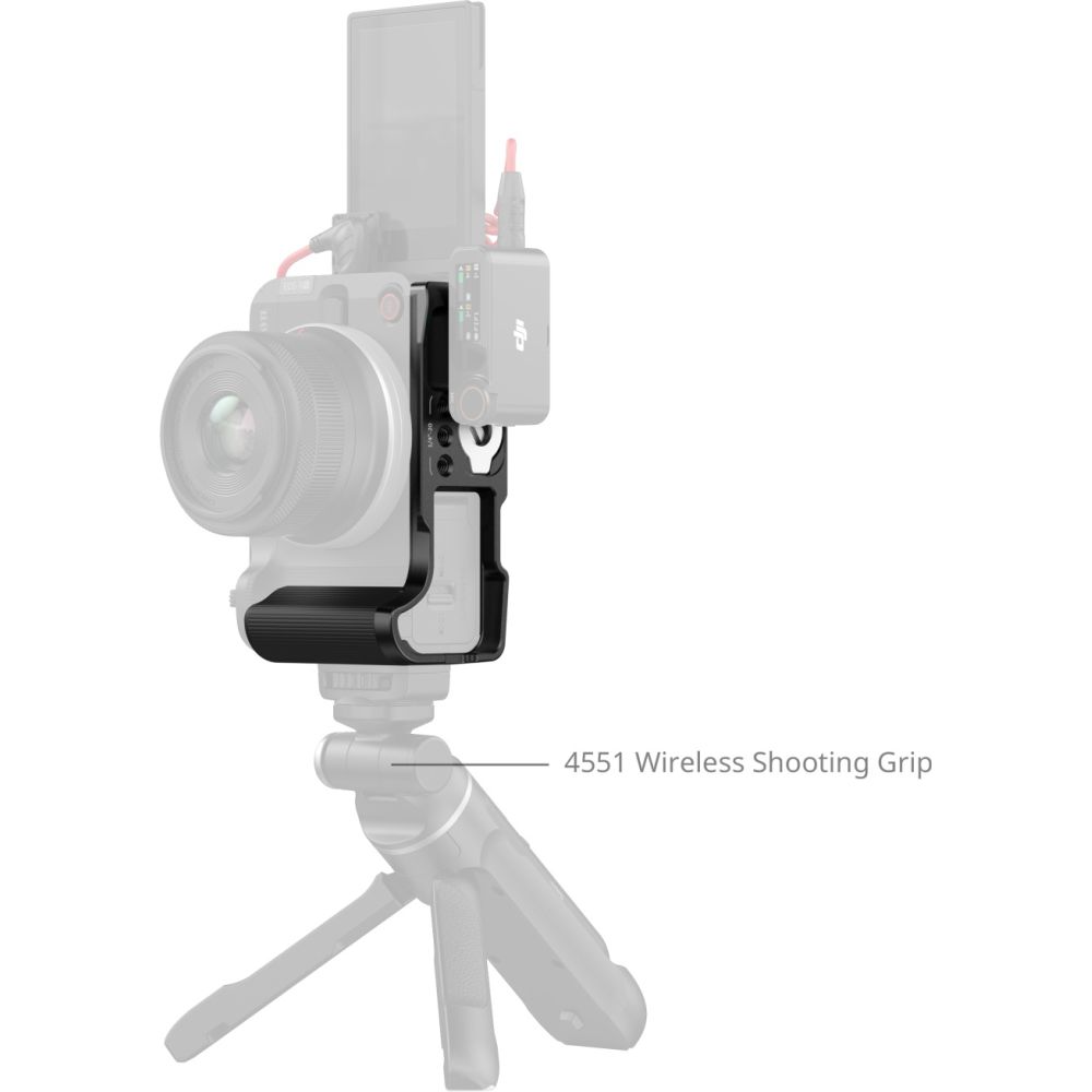 SmallRig 5429 L-Shaped Mount Plate met Handle voor Canon EOS R50 V, black