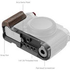 SmallRig 5260 L-Shape Mount Plate met Wooden Handle voor Fujifilm X-M5, black