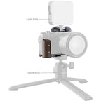 SmallRig 5260 L-Shape Mount Plate met Wooden Handle voor Fujifilm X-M5, black