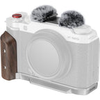 SmallRig 5261 L-Shape Mount Plate met Wooden Handle voor Fujifilm X-M5, silver