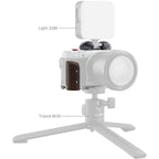 SmallRig 5261 L-Shape Mount Plate met Wooden Handle voor Fujifilm X-M5, silver