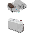 SmallRig 5261 L-Shape Mount Plate met Wooden Handle voor Fujifilm X-M5, silver