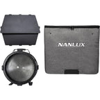 Nanlux FL-45E Lente fresnel motorizada 16-50 grados para Evoke 5000B