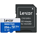 Lexar Image Plus 256GB MicroSD UHS-I V30 - R170 MB/s